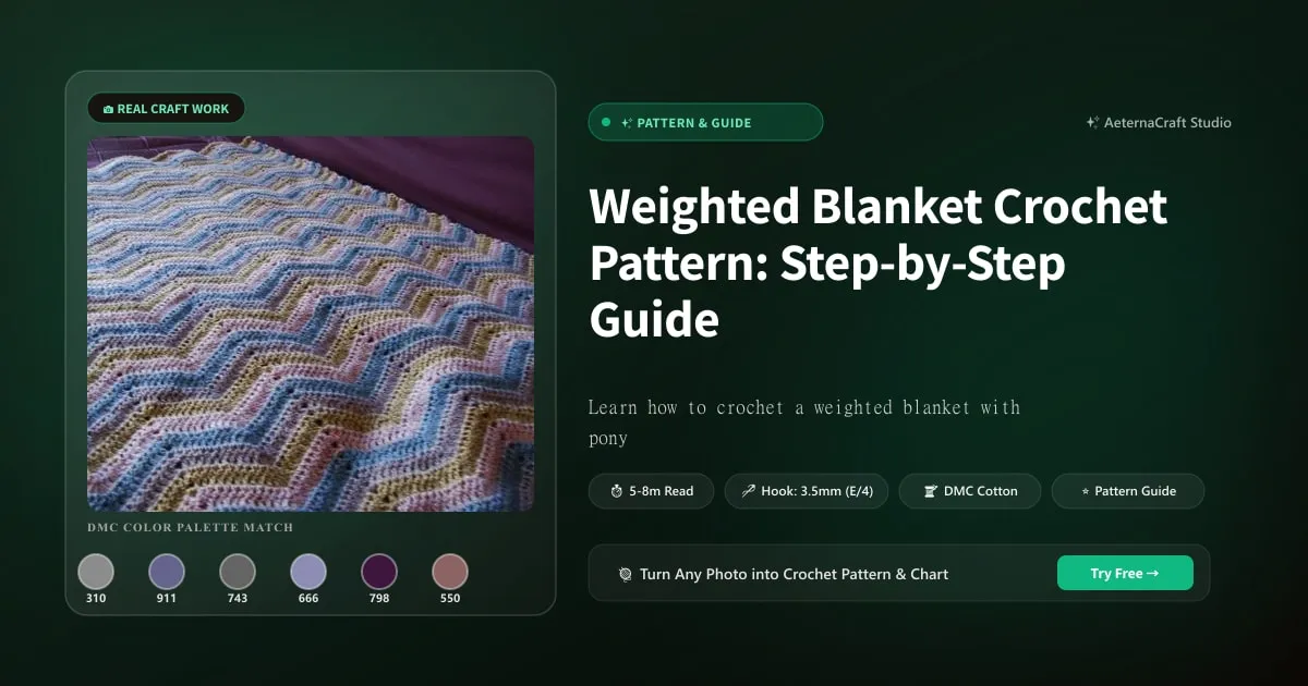 How to Crochet a Weighted Blanket: Step-by-Step Guide