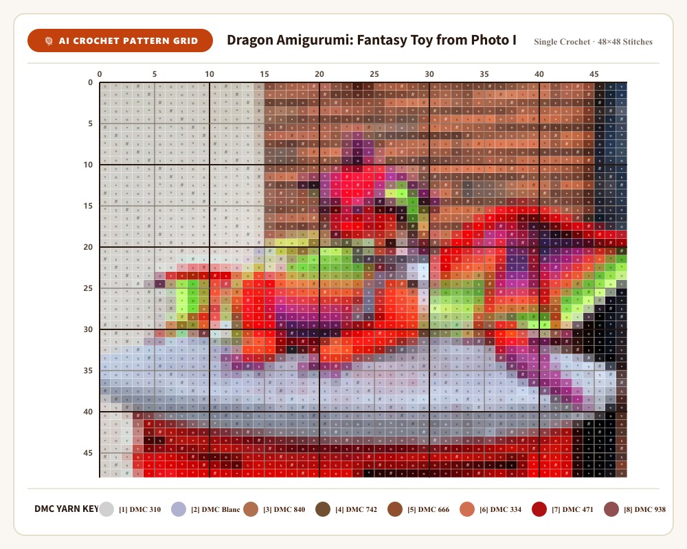 Generated pattern grid