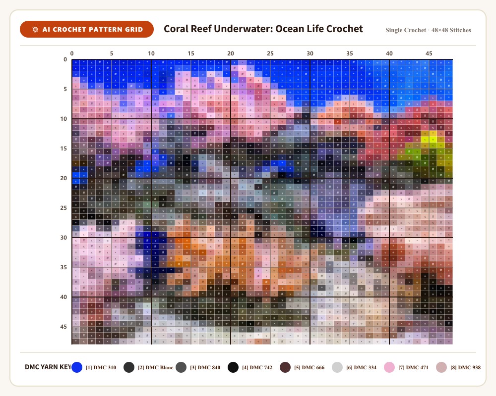 Generated pattern grid