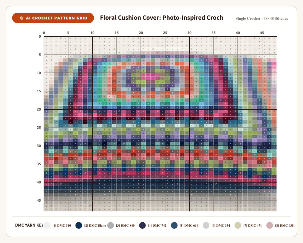 Generated pattern grid