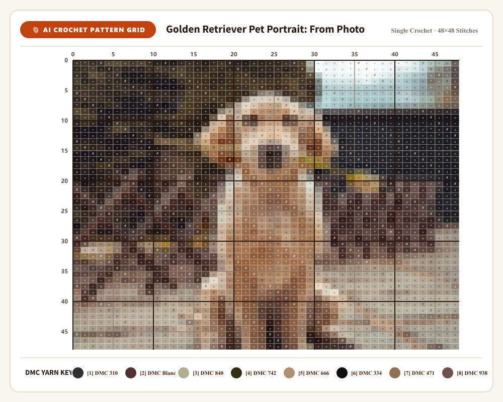 Generated pattern grid