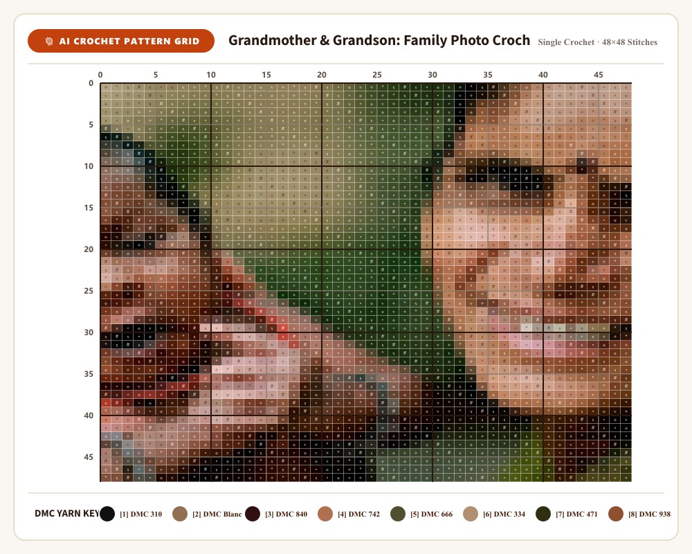 Generated pattern grid