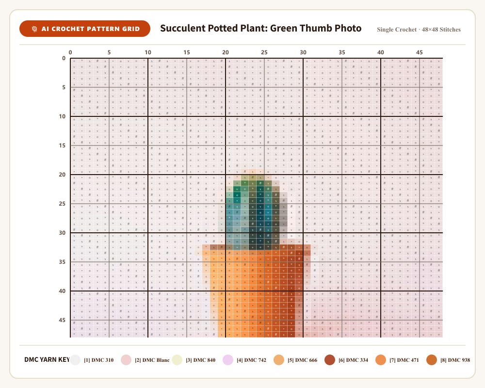 Generated pattern grid