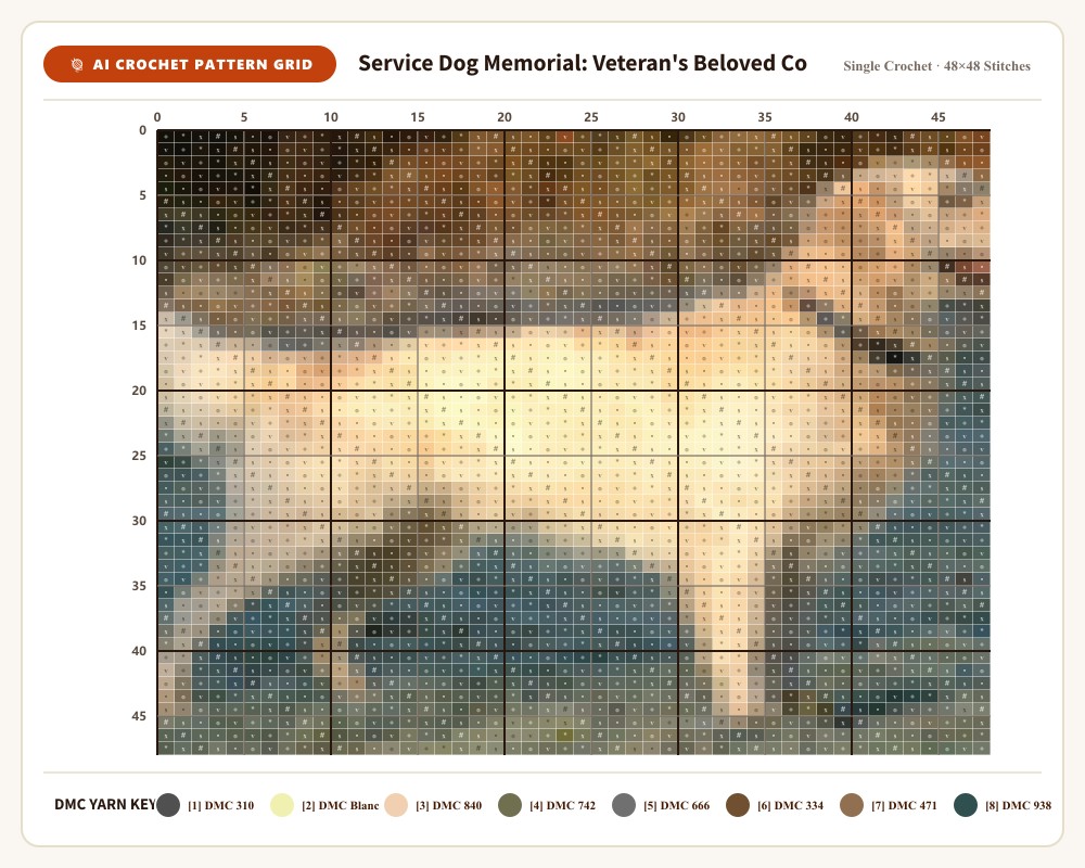 Generated pattern grid